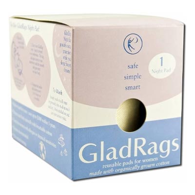 Gladrags Organic Undyed Night Pads