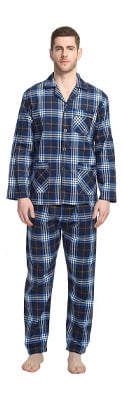 Global Men's Flannel Pajamas