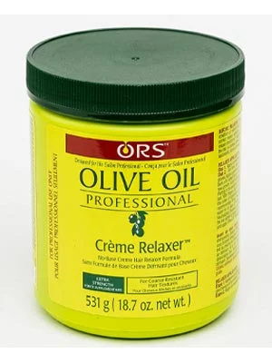 Stimulateur de racines organiques Huile d'olive Crème défrisante professionnelle